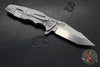 Hinderer Eklipse 3.5"- Harpoon Tanto- Stonewash Finished Titanium And Black G-10- Stonewash Finished S45VN Blade