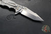 Hinderer Eklipse 3.5"- Harpoon Tanto- Stonewash Finished Titanium And BlueBlack G-10- Stonewash Finished S45VN Blade