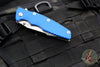 Hinderer Eklipse 3.5"- Harpoon Tanto- Stonewash Finished Titanium And Blue G-10- Stonewash Finished S45VN Blade