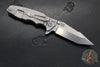 Hinderer Eklipse 3.5"- Harpoon Tanto- Stonewash Finished Titanium And Orange G-10- Stonewash Finished S45VN Blade
