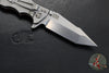 Hinderer Eklipse 3.5"- Harpoon Tanto- Stonewash Finished Titanium And Orange G-10- Stonewash Finished S45VN Blade