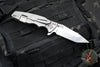 Hinderer Eklipse 3.5"- Harpoon Tanto- Stonewash Finished Titanium And Translucent Green G-10- Stonewash Finished S45VN Blade