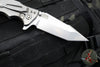 Hinderer Eklipse 3.5"- Harpoon Tanto- Stonewash Finished Titanium And Translucent Green G-10- Stonewash Finished S45VN Blade
