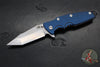 Hinderer Eklipse 3.5"- Harpoon Tanto- Working Finish Titanium And BlueBlack G-10- Stonewash Finished S45VN Blade