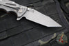 Hinderer Eklipse 3.5"- Harpoon Tanto- Working Finish Titanium And Orange G-10- Working Finish S45VN Blade