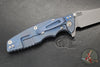Hinderer Eklipse 3.5"- Skinny Slicer Edge- Hollow Grind- Battle Blue Titanium and Various G-10 Scales- Working Finish Magnacut Blade