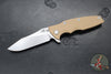 Hinderer Eklipse 3.5"- Skinny Slicer Edge- Hollow Grind- Stonewash Bronze Titanium and Various G-10 Scales- Stonewash Magnacut Blade