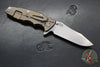 Hinderer Eklipse 3.5"- Spearpoint Blade- Stonewash Bronze Titanium and FDE G-10- Stonewash Finished Blade