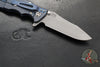 Hinderer Eklipse 3.5"- Spearpoint Blade- Battle Blue Finished Titanium and Blue G-10- Working Finish S45VN Steel Blade