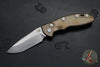 Hinderer XM-18 3.5"- AUTOMATIC- Spearpoint- Stonewash Bronze Finished Titanium- Stonewash Blade