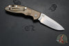 Hinderer XM-18 3.5"- AUTOMATIC- Spearpoint- Stonewash Bronze Finished Titanium- Stonewash Blade