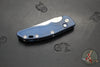 Hinderer XM-18 3.5"- AUTOMATIC- Spearpoint- Battle Blue Finished Titanium- Stonewash Blade