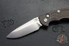 Hinderer XM-18 3.5"- AUTOMATIC- Spearpoint- Battle Bronze Finished Titanium- Stonewash Blade