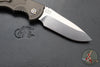 Hinderer XM-18 3.5"- AUTOMATIC- Spearpoint- Battle Bronze Finished Titanium- Stonewash Blade