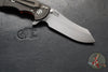 Hinderer XM-18 3.5"- Skinner Edge- Battle Bronze Ti And Orange G-10- Working Finish Blade- S45VN