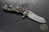 Hinderer XM-18 3.5"- Skinner Edge- Battle Bronze Ti And Red G-10- Working Finish Blade- S45VN