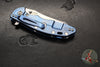 Hinderer XM-18 3.5"- Skinner Edge-Stonewash Blue Finished Ti And Blue G-10- Stonewash Finished Blade- S45VN