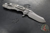 Hinderer XM-18 3.5"- Skinner Edge-Working Finish Ti And Blue G-10- Working Finish Blade- S45VN