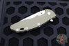 Hinderer XM-18 3.5"- Slicer Edge- Stonewash Bronze Finished Titanium and OD Green G-10 Handle- Stonewash S45VN Blade