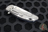 Hinderer XM-18 3.5"- Slicer Edge- Working Finish Titanium and Blue G-10- Stonewash Finish S45VN Blade