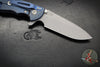 Hinderer XM-24 4.0"- Spearpoint- Battle Blue Ti And Black G-10 Handle- Working Finish S45VN Blade