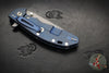 Hinderer XM-24 4.0"- Spearpoint- Battle Blue Ti And Black G-10 Handle- Working Finish S45VN Blade