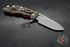 Hinderer XM-24 4.0"- Spearpoint- Battle Bronze Ti And Orange G-10 Handle- Working Finish S45VN Blade