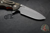 Hinderer XM-24 4.0"- Spearpoint- Battle Bronze Ti And Orange G-10 Handle- Working Finish S45VN Blade