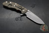 Hinderer XM-24 4.0"- Spearpoint- Battle Bronze Ti And Red G-10 Handle- Working Finish S45VN Blade