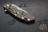 Hinderer XM-24 4.0"- Spearpoint- Battle Bronze Ti And Red G-10 Handle- Working Finish S45VN Blade