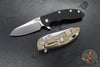 Hinderer XM-18 3.5"- Sheepsfoot- Stonewash Bronze Finished Titanium Handle- Various G-10 Scales- Stonewash S45VN Steel Blade