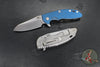 Hinderer XM-18 3.5"- Sheepsfoot- Stonewash Finished Titanium Handle- Various G-10- Stonewash S45VN Steel Blade
