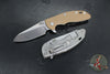 Hinderer XM-18 3.5"- Sheepsfoot- Stonewash Finished Titanium Handle- Various G-10- Stonewash S45VN Steel Blade