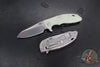 Hinderer XM-18 3.5"- Sheepsfoot- Stonewash Finished Titanium Handle- Various G-10- Stonewash S45VN Steel Blade