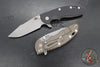 Hinderer XM-18 3.5"- Skinny Harpoon Spanto- Battle Bronze Titanium And Various G-10 Handles- Working Finish Magnacut Steel Blade