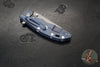 Hinderer XM-18 3.5"- Skinny Slicer- Hollow Grind- Battle Blue Finished Titanium And Various G-10 Handles- Working Finish Magnacut Steel Blade