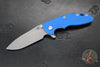Hinderer XM-18 3.5"- Skinny Slicer- Hollow Grind- Battle Bronze Finished Titanium And Various G-10 Handles- Working Finish Magnacut Steel Blade