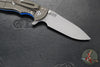 Hinderer XM-18 3.5"- Skinny Slicer- Hollow Grind- Battle Bronze Finished Titanium And Various G-10 Handles- Working Finish Magnacut Steel Blade