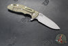 Hinderer XM-18 3.5"- Skinny Slicer- Hollow Grind- Battle Green Finished Titanium And Various G-10 Handles- Working Finish Magnacut Steel Blade