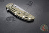 Hinderer XM-18 3.5"- Skinny Slicer- Hollow Grind- Battle Green Finished Titanium And Various G-10 Handles- Working Finish Magnacut Steel Blade