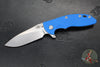 Hinderer XM-18 3.5"- Skinny Slicer- Hollow Grind- Stonewash Bronzed Finished Titanium And Various G-10 Handles- Stonewash Finished Magnacut Steel Blade