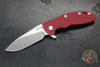 Hinderer XM-18 3.5"- Skinny Slicer- Hollow Grind- Stonewash Bronzed Finished Titanium And Various G-10 Handles- Stonewash Finished Magnacut Steel Blade