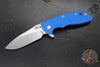 Hinderer XM-18 3.5"- Skinny Slicer- Hollow Grind- Stonewash Finished Titanium And Various G-10 Handles- Stonewash Finished Magnacut Steel Blade
