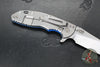 Hinderer XM-18 3.5"- Skinny Slicer- Hollow Grind- Stonewash Finished Titanium And Various G-10 Handles- Stonewash Finished Magnacut Steel Blade