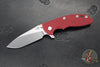 Hinderer XM-18 3.5"- Skinny Slicer- Hollow Grind- Stonewash Finished Titanium And Various G-10 Handles- Stonewash Finished Magnacut Steel Blade