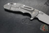 Hinderer XM-18 3.5"- Skinny Slicer- Hollow Grind- Working Finish Titanium And Various G-10 Handles- Working Finish Magnacut Steel Blade