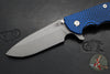 Hinderer XM-24 4.0"- Spearpoint- Battle Blue Ti And BlueBlack G-10 Handle- Working Finish S45VN Blade