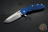 Hinderer XM-24 4.0"- Spearpoint- Stonewash Blue Ti And BlueBlack G-10 Handle- Stonewash Finish S45VN Blade