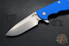 Hinderer XM-24 4.0"- Spearpoint- Stonewash Blue Ti And Blue G-10 Handle- Stonewash Finish S45VN Blade