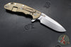Hinderer XM-24 4.0"- Spearpoint- Stonewash Bronze Ti And OD Green G-10 Handle- Stonewash Finish S45VN Blade